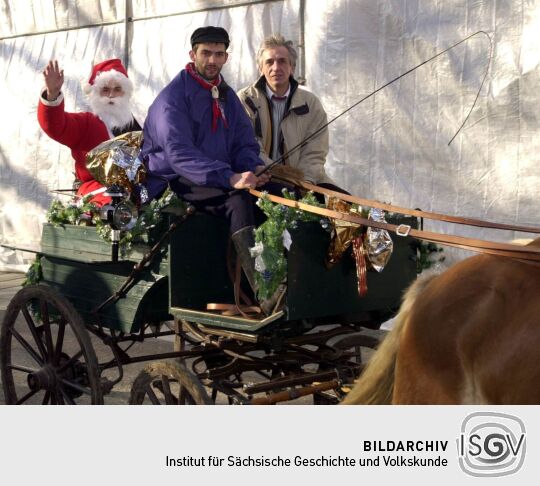 Weihnachtsmarkt in Dresden 2001