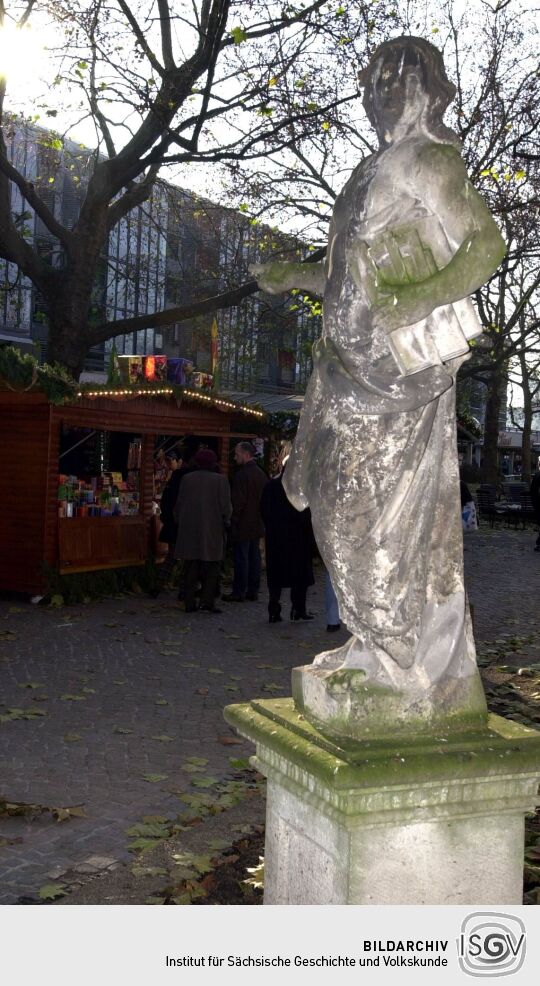 Weihnachtsmarkt in Dresden 2001
