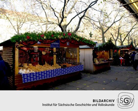 Weihnachtsmarkt in Dresden 2001