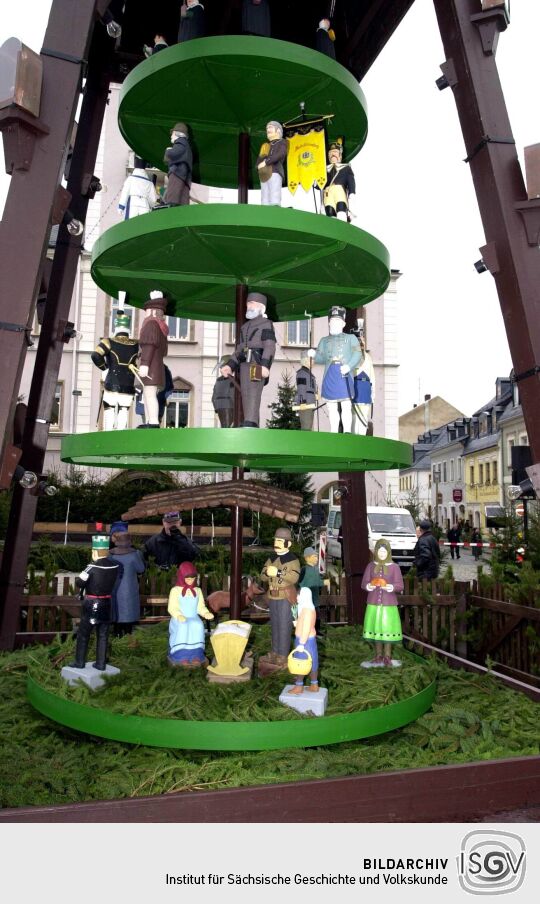 Weihnachten 2001 in Schneeberg