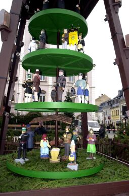 Bild: Weihnachten 2001 in Schneeberg