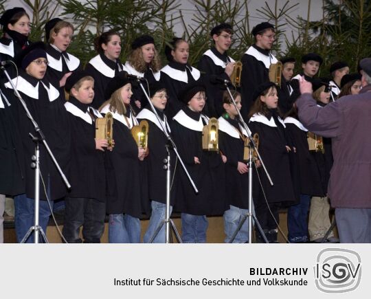 Weihnachtsmarkt in Schneeberg 2001