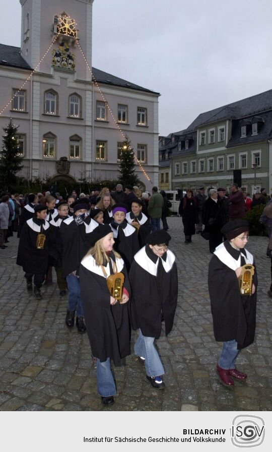 Weihnachtsmarkt in Schneeberg 2001