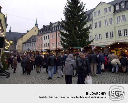 Weihnachtsmarkt in Schneeberg 2001