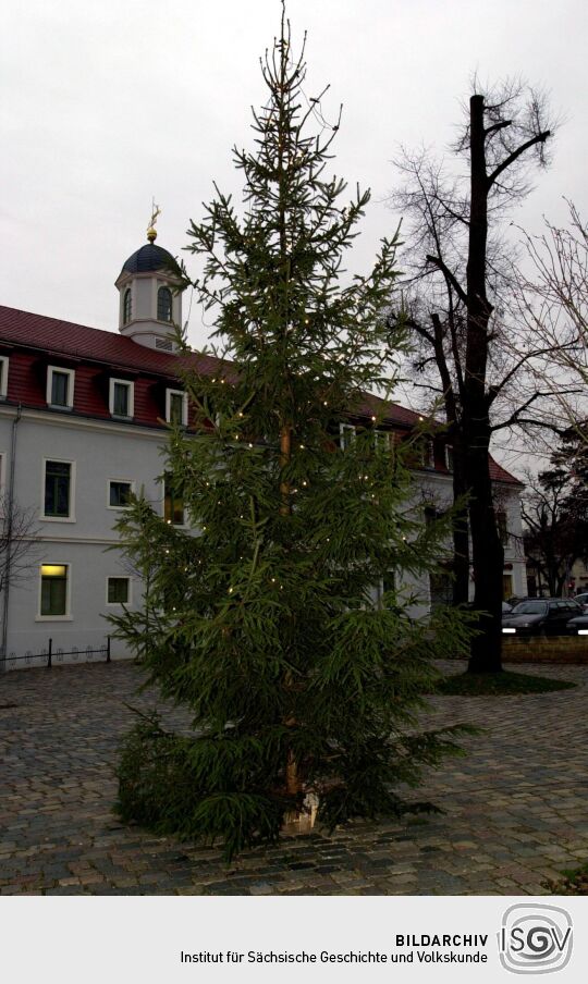 Ansicht eines Dresdner Weihnachtsmarktes
