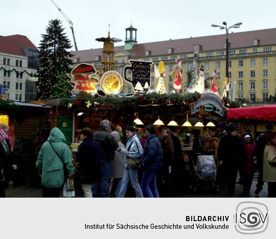 Ansicht des Striezelmarktes