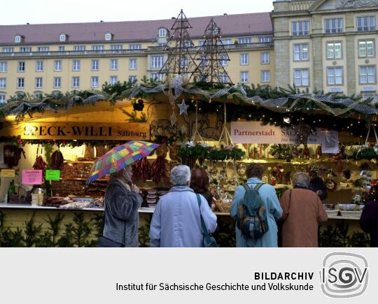 Ansicht des Striezelmarktes