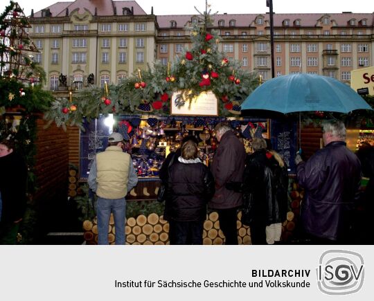 Ansicht des Striezelmarktes