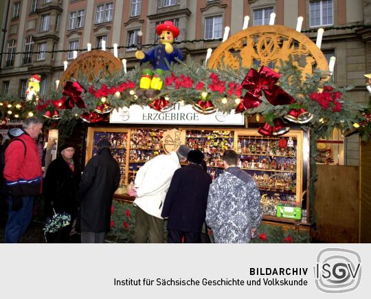 Striezelmarkt in Dresden 2003