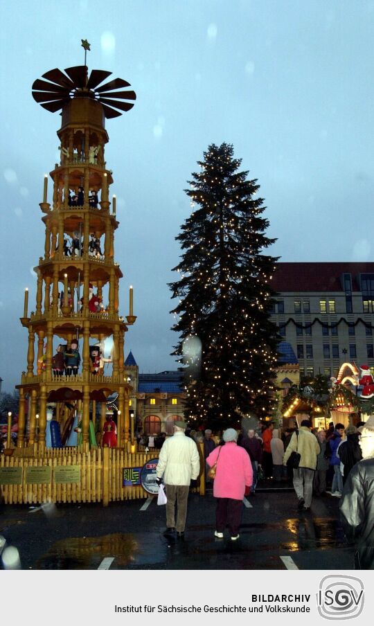 Ansicht des Striezelmarktes