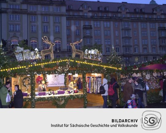 Ansicht des Striezelmarktes
