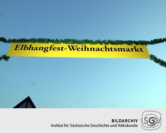 Ansicht eines Dresdner Weihnachtsmarktes