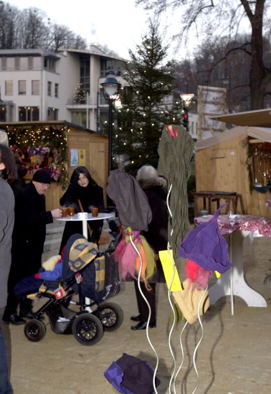 Ansicht eines Dresdner Weihnachtsmarktes