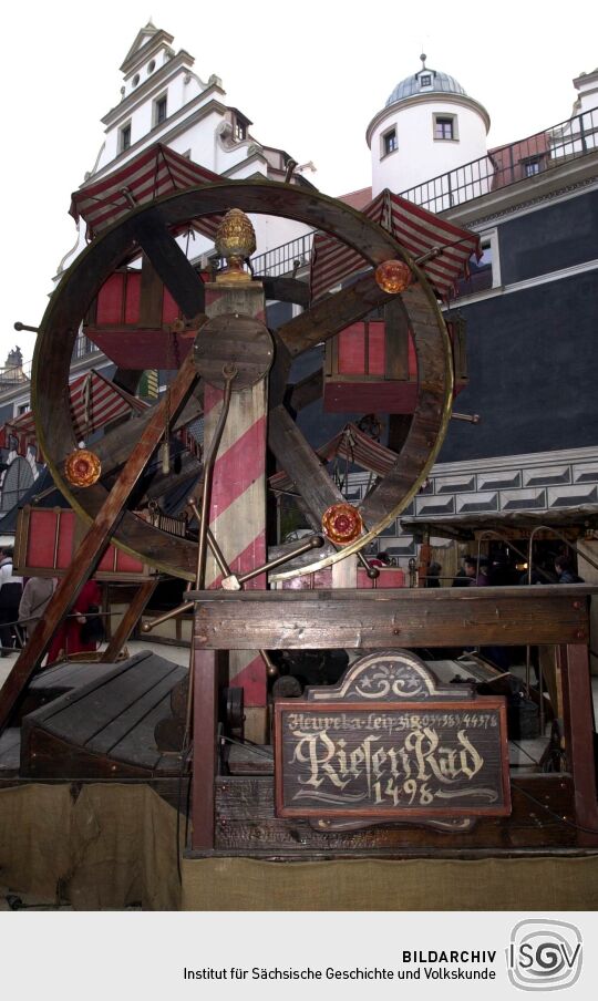 Ansicht eines Dresdner Weihnachtsmarktes