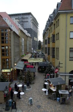 Bild: Ansicht eines Dresdner Weihnachtsmarktes