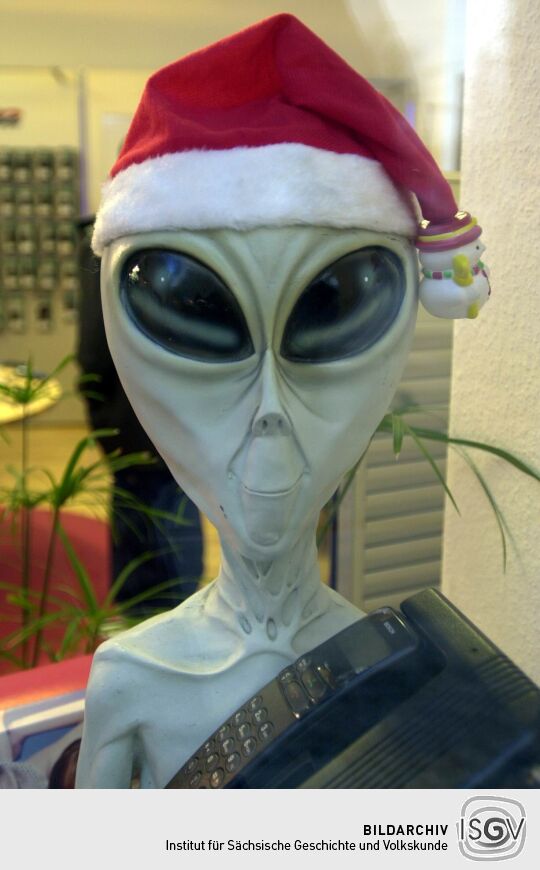 Schaufensterdekoration in Dresden