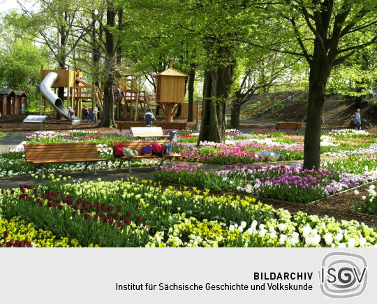 Ansicht der Landesgartenschau in Großenhain