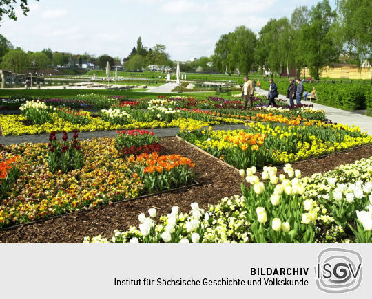 Ansicht der Landesgartenschau in Großenhain