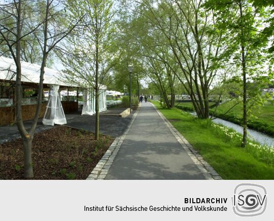 Ansicht der Landesgartenschau in Großenhain