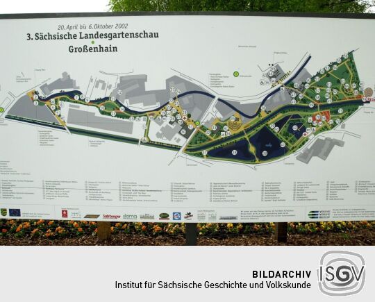 Ansicht der Landesgartenschau in Großenhain