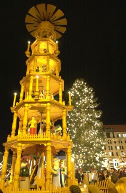 Bild: Ansicht des Striezelmarktes in Dresden