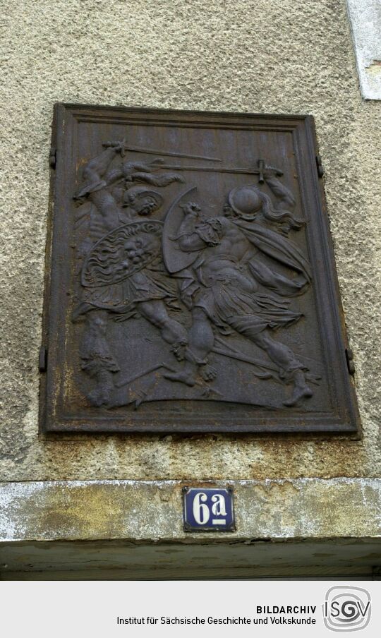 Gebäudedetail in Marienberg