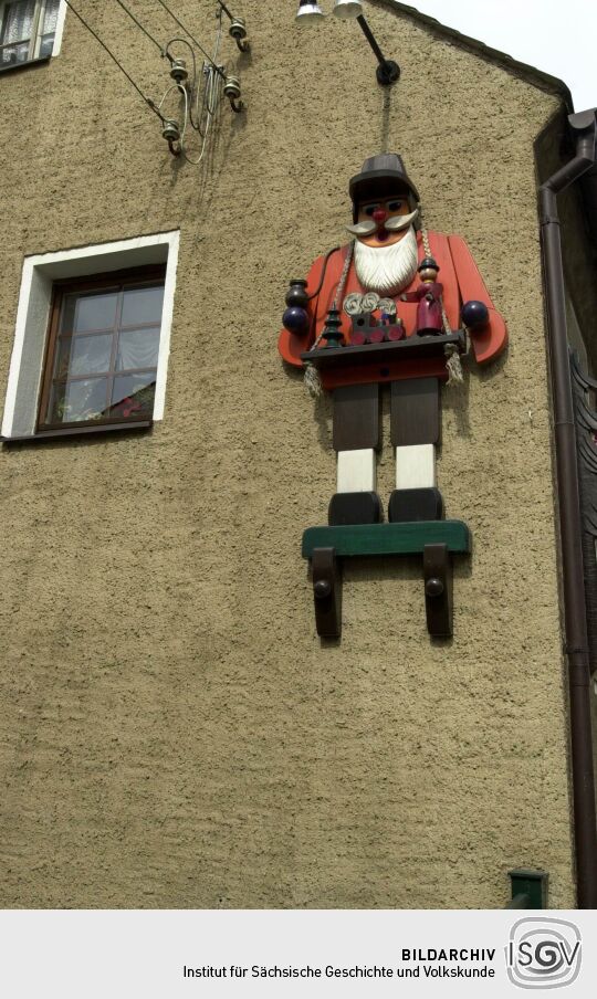 Gebäudedetail in Wolkenstein