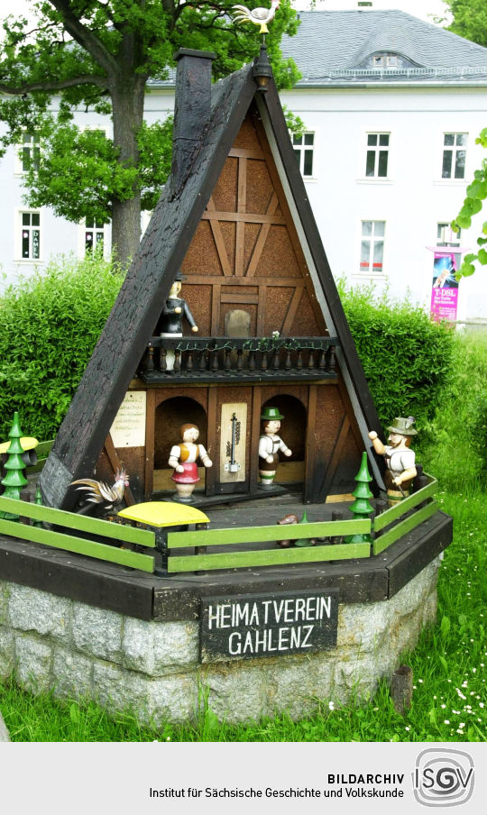 Dorfplatzdetail in Gahlenz
