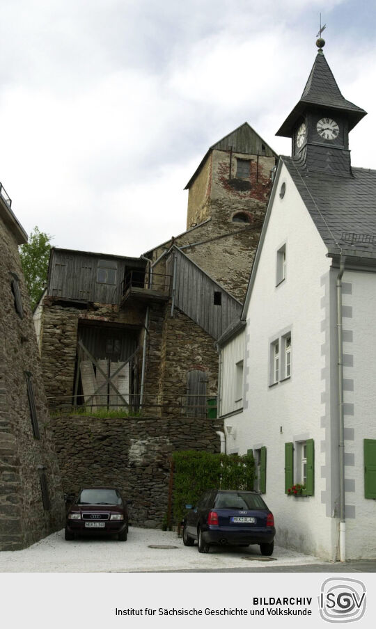 Spuren des Bergbaus in Lengefeld