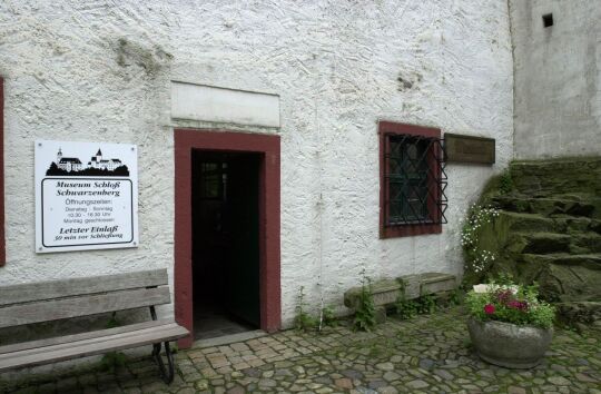 Ansicht des Schlosses in Schwarzenberg