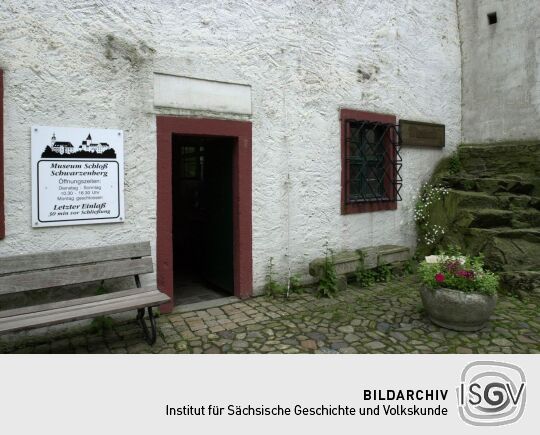 Ansicht des Schlosses in Schwarzenberg