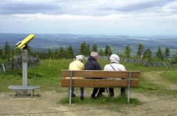 Bild: Landschaftsansicht auf dem Fichtelberg