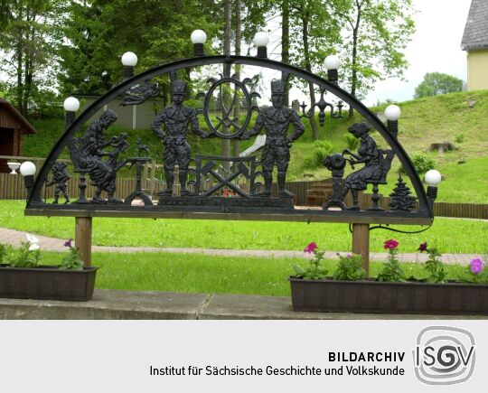 Entlang des Bergbaulehrpfades Pöhla-Rittersgrün