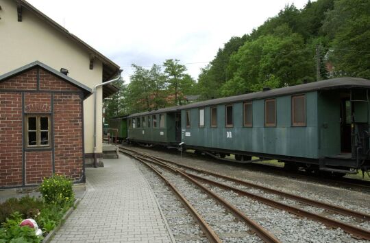 Ansicht des Schmalspurbahnmuseums in Oberrittersgrün