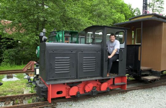 Ansicht des Schmalspurbahnmuseums in Oberrittersgrün