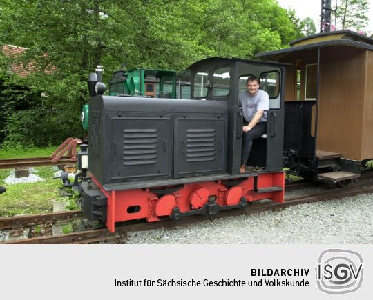 Ansicht des Schmalspurbahnmuseums in Oberrittersgrün