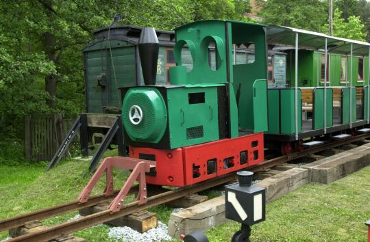 Ansicht des Schmalspurbahnmuseums in Oberrittersgrün