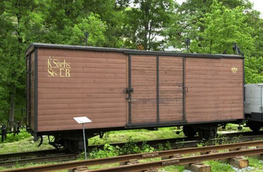 Ansicht des Schmalspurbahnmuseums in Oberrittersgrün