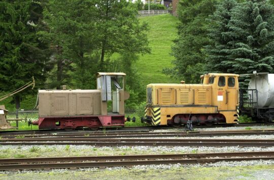 Ansicht des Schmalspurbahnmuseums in Oberrittersgrün