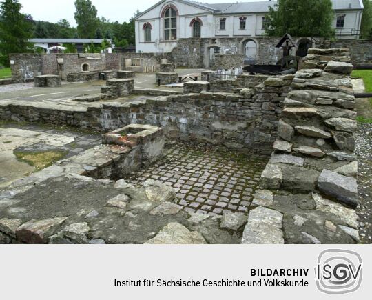 Ansicht des Hüttenwerks Grünthal in Olbernhau