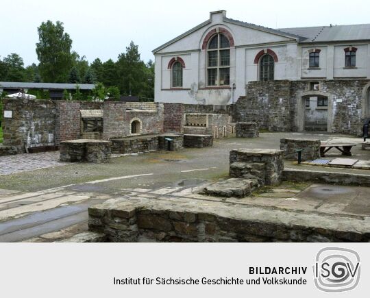 Ansicht des Hüttenwerks Grünthal in Olbernhau