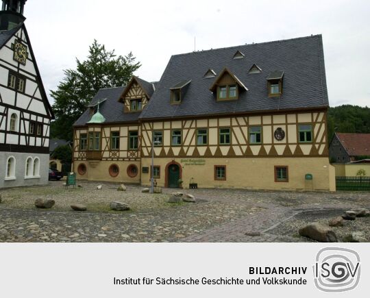 Ansicht der Saigerhütte in Olbernhau