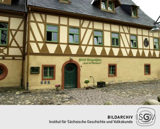 Ansicht der Saigerhütte in Olbernhau