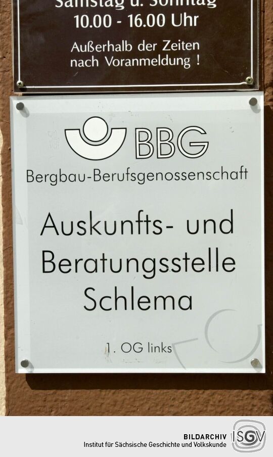 Ansicht des Uranbergbaumuseums in Schlema