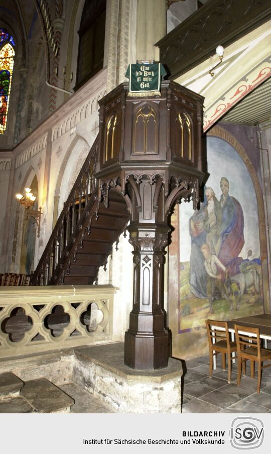 Innenansicht der Kirche in Johanngeorgenstadt