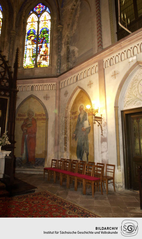 Innenansicht der Kirche in Johanngeorgenstadt