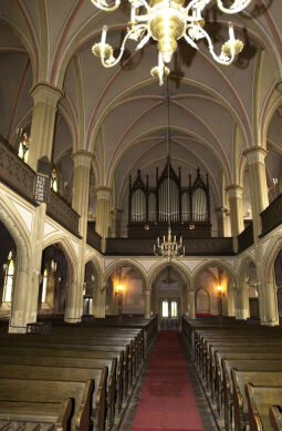 Bild: Innenansicht der Kirche in Johanngeorgenstadt