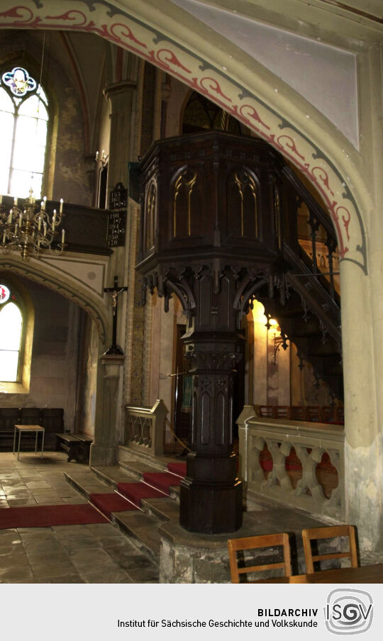 Innenansicht der Kirche in Johanngeorgenstadt