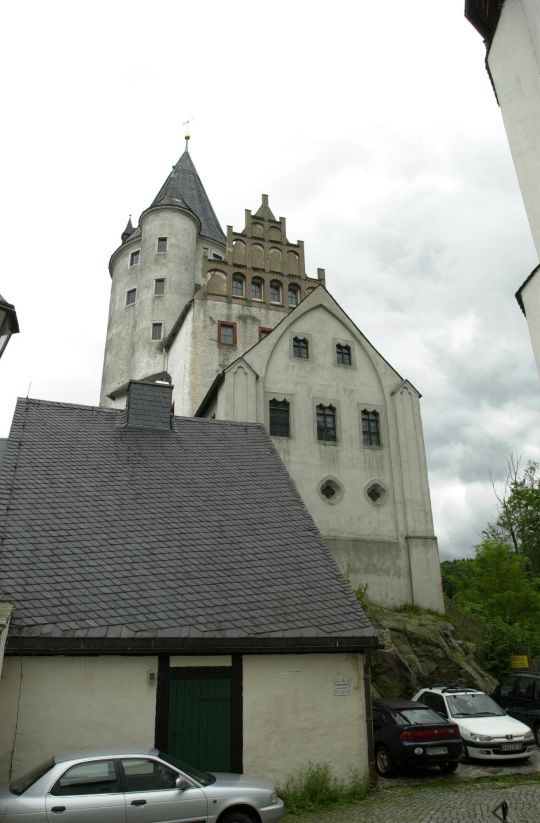 Ansicht des Schlosses in Schwarzenberg