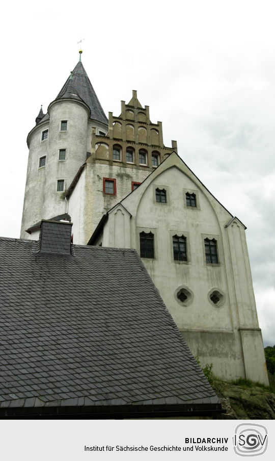 Ansicht des Schlosses in Schwarzenberg